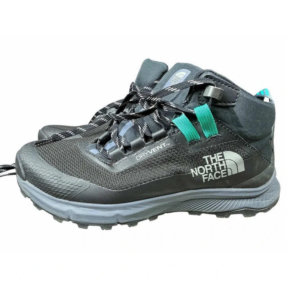 The North Face Cragstone Leather Mid WP Hiking Boots Brown Womens 8 Trail‎
